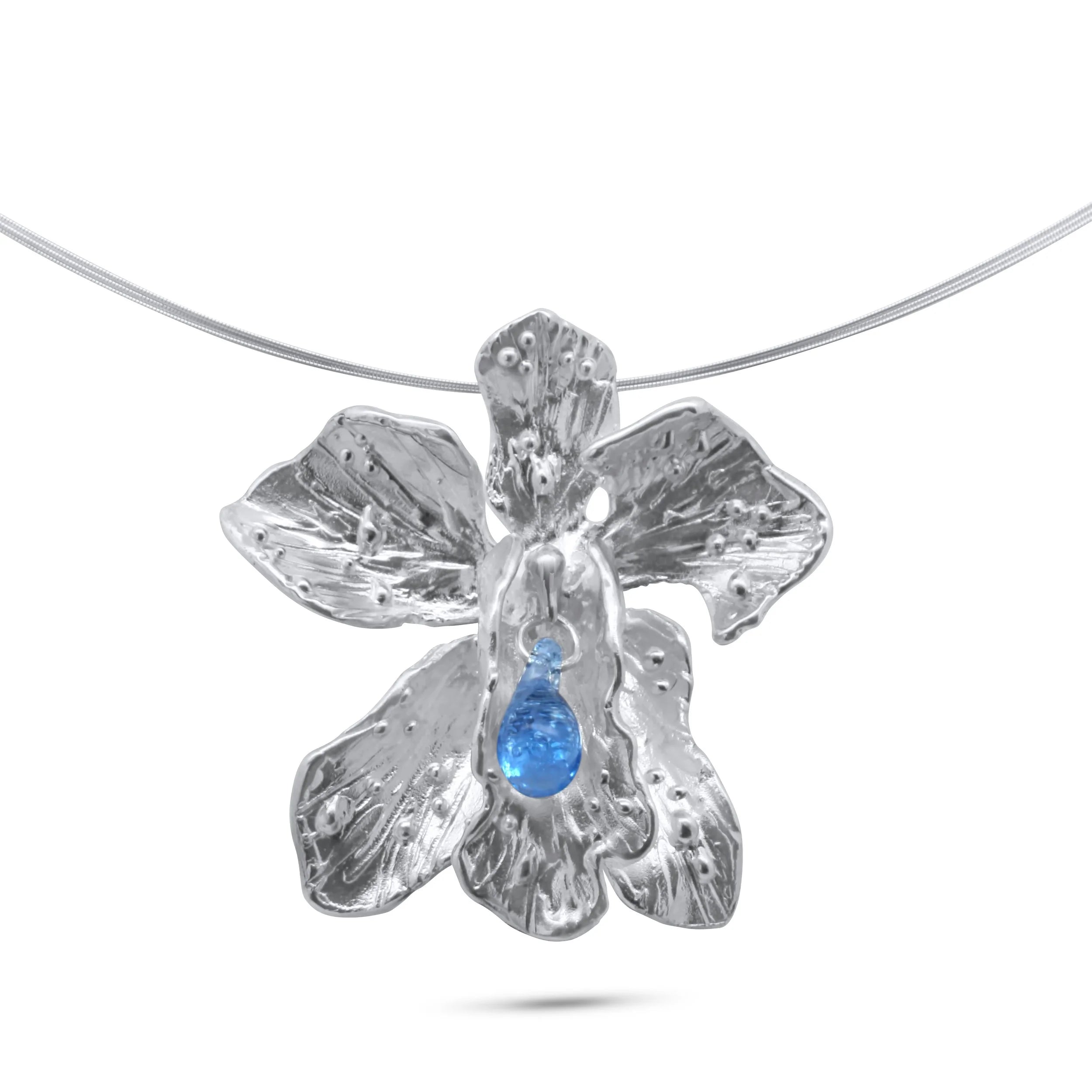 Fragility Orchid pendant