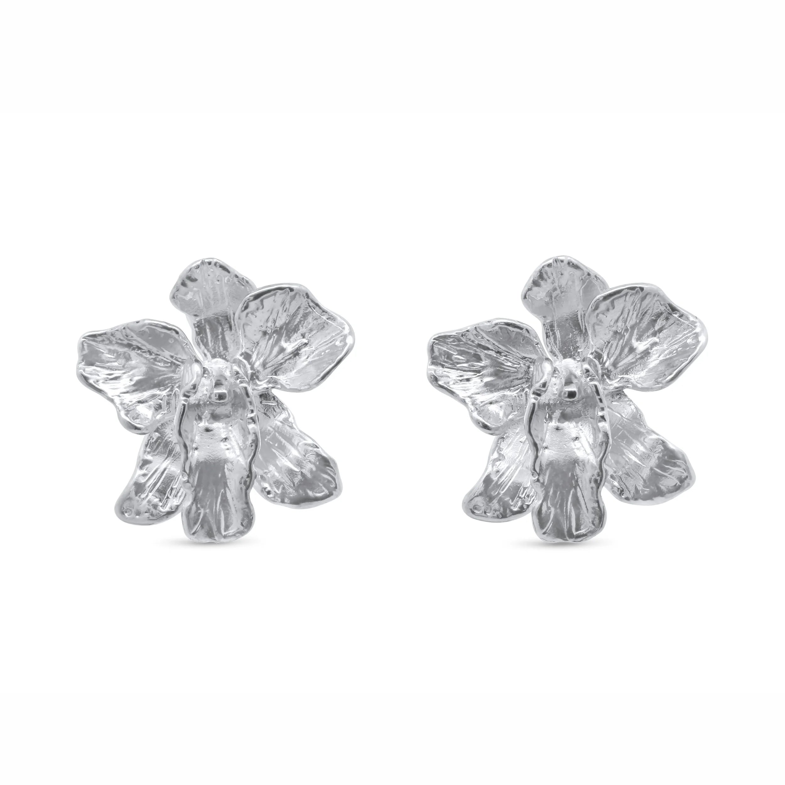 Embrace Orchid Studs